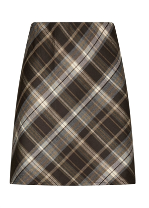 Lunna check skirt Brown Neo Noir 